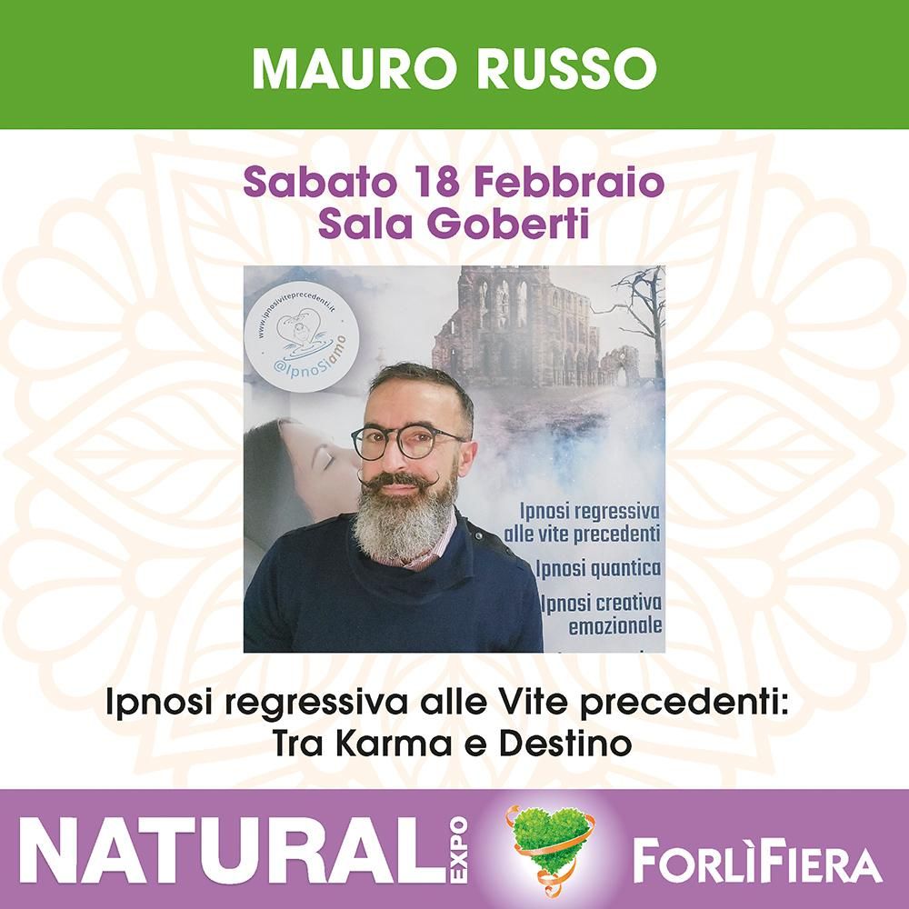 Mauro Russo conferenza gratuita ipnosi